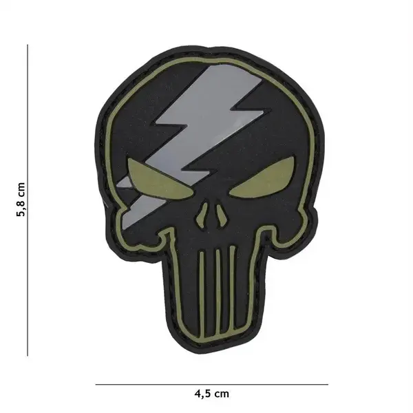 Patch Punisher Thunder Green velcro PVC - Default Title