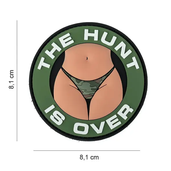 Patch The Hunt is Over 3D PVC 101INC - Default Title
