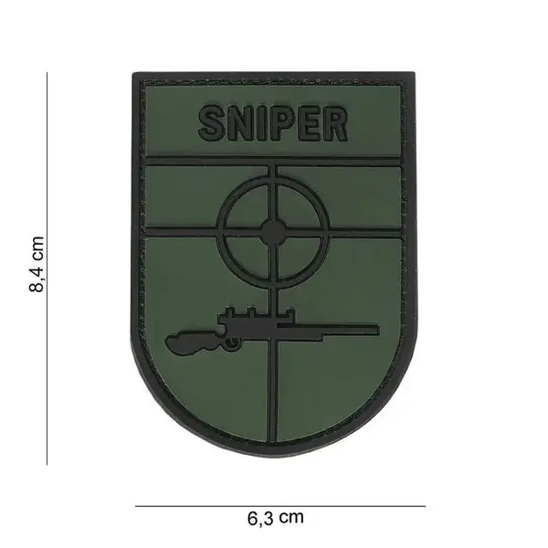 Patch velcro 3D Sniper Olive - Default Title