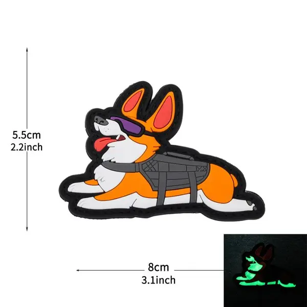 Patch Velcro Tactical Corgi - Default Title