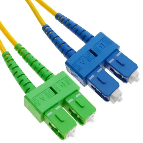Patchcord FO SC/APC-SC/PC Emtex, SM OS2 9/125, manta LSZH 3.0mm, duplex, 5m