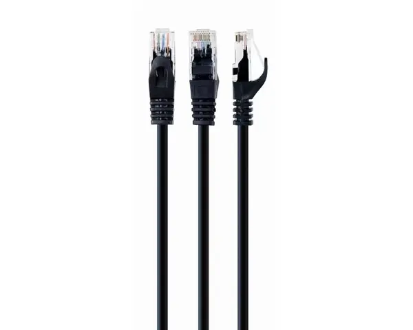 Patchcord retea CAT6 3M negru, PP6U-3M/BK