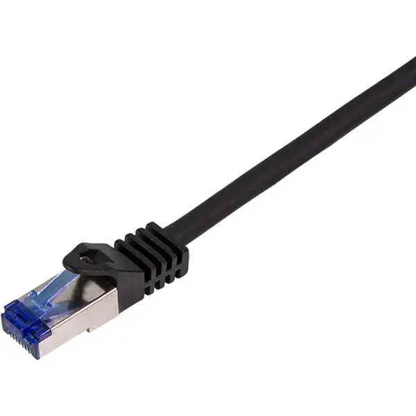 Patchcord S/FTP Cat 6A, 0.25M, Negru , SFTP6A-0.25M-BL, SAFER