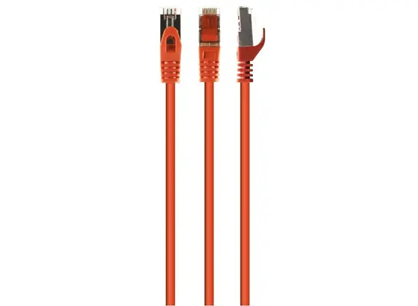 Patchcord S/FTP Cat6a, 27AWG, LSZH, cupru, lungime 0.25m, portocaliu, Gembird PP6A-LSZHCU-O-0.25M