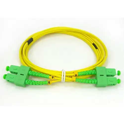 Patchcord SC/APC-SC/APC Emtex, SM 9/125, manta LSZH 3.0mm, duplex 3m