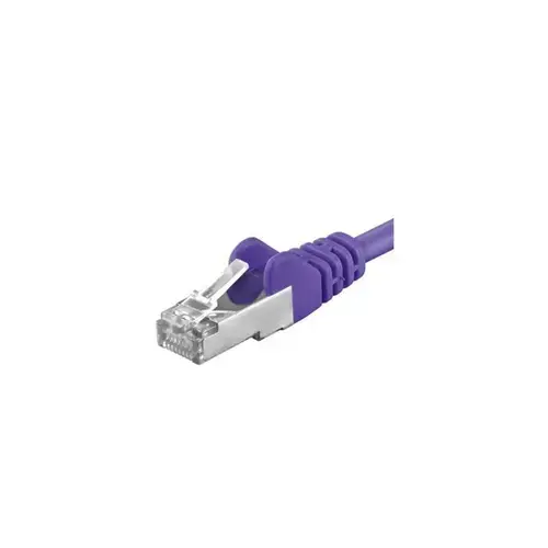 Patchcord SFTP PremiumCord RJ45-RJ45 Cat.6A, 10m, Violet