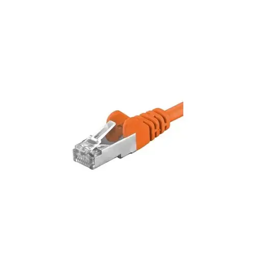 Patchcord SFTP PremiumCord RJ45-RJ45 Cat.6A, 2m, Portocaliu