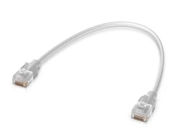 Patchcord Ubiquiti, Cat6, 15 cm, RJ-45, UACC-Cable-Patch-EL-0.15M-W