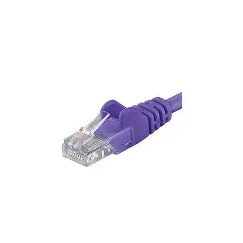 Patchcord UTP PremiumCord RJ45-RJ45 Cat.5e 0.25m, Violet