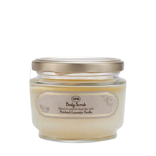 Patchouli lavander vanilla body scrub 320 gr