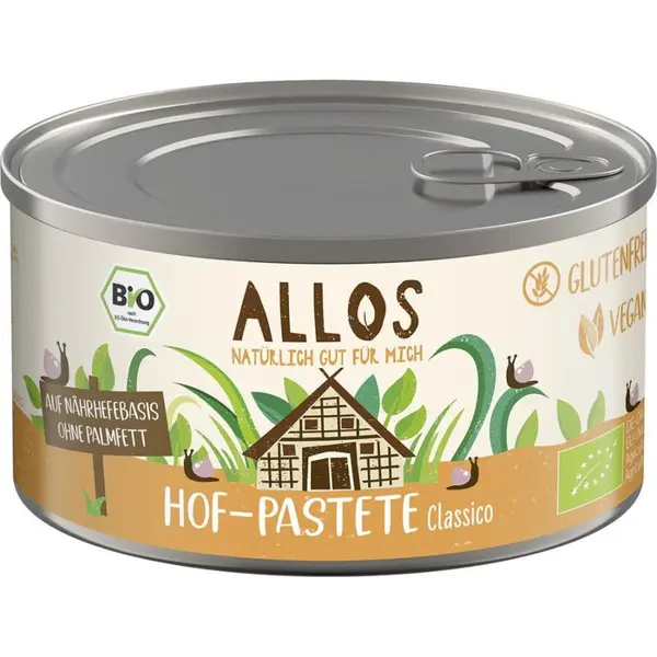 Pate vegetal clasic fara gluten, eco - 125 g