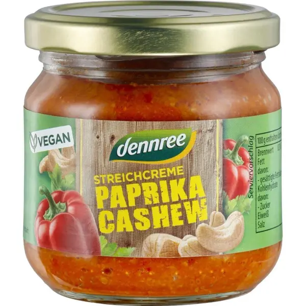 Pate vegetal cu ardei si caju, eco - 180 g