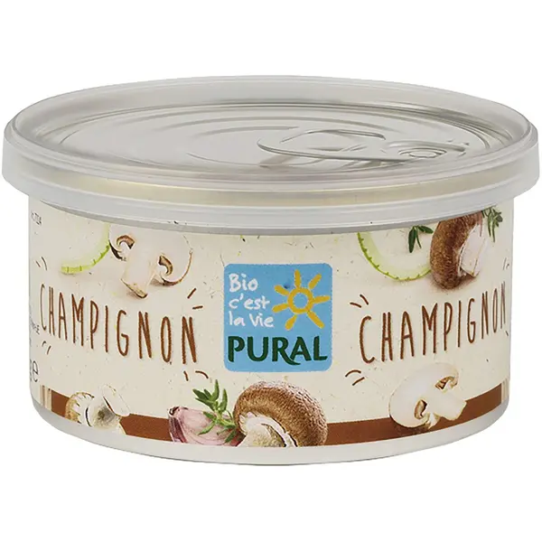 Pate vegetal cu ciuperci champignon vegan, eco - 125 g