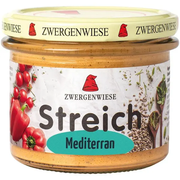 Pate vegetal cu tomate si ardei mediteranian fara gluten, eco - 180 g