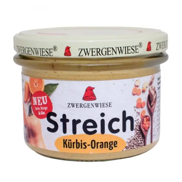 Pate vegetal de dovleac cu portocala, eco - 180 g
