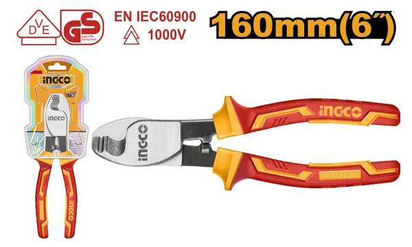 Patent Taietor Cabluri 6''/160mm 1000V INGCO HICCB28160