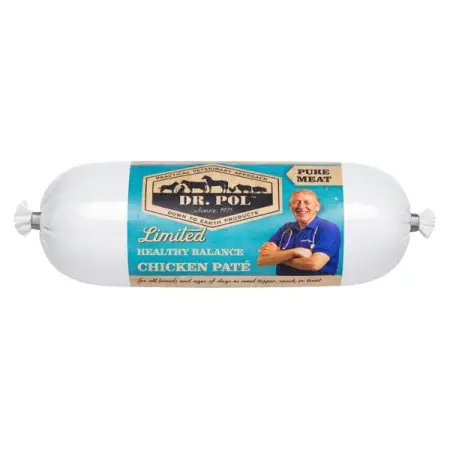 Pateu pentru caini Dr. Pol cu pui 650 gr