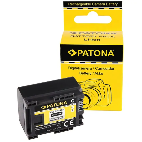 Patona Acumulator /Baterie PATONA pentru CANON BP819 BP827 BP808 BP809 HF100 HG-20 wireless- 1083