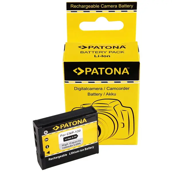 Patona Acumulator /Baterie Patona pentru Casio Exilim EX-H30 EX-ZR100 ZR100 NP130 NP-1300 - 1087