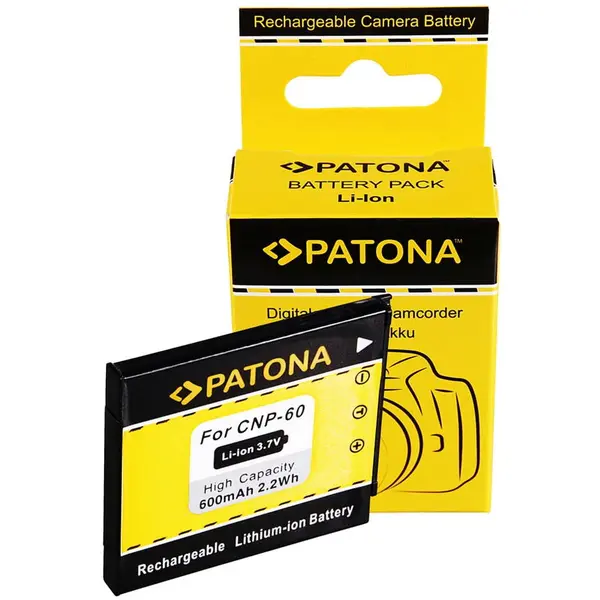 Patona Acumulator /Baterie PATONA pentru CASIO NP-60 NP60 EXILIM EX-S10 EX-Z80 EX-Z9 EXS-10- 1026