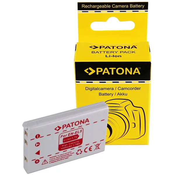 Patona Acumulator /Baterie PATONA pentru NIKON EN-EL5 COOLPIX 3700 4200 5200 7900 P5000- 1037