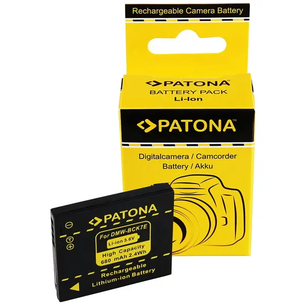 Patona Acumulator /Baterie PATONA pentru Panasonic DMC-FH2 FH5 FH7 FH25 DMW-BCK7E- 1091