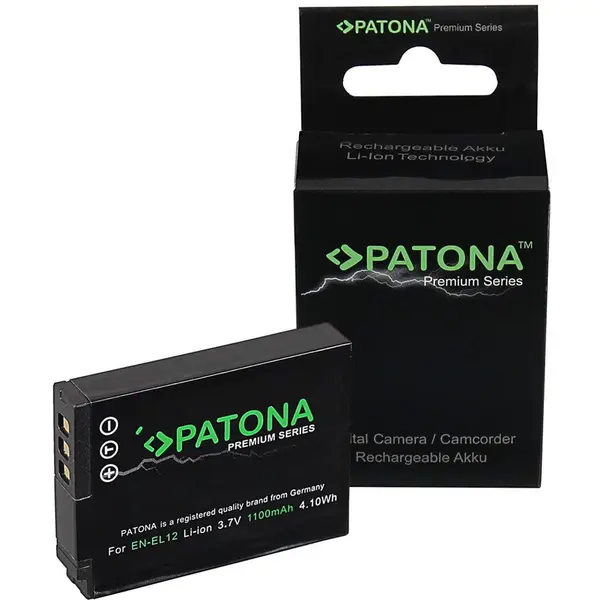 Patona Acumulator /Baterie Patona Premium pentru f Nikon EN-EL12 CoolPix AW100 AW110 P300 P310 P330