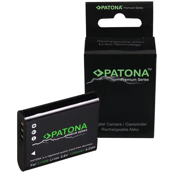 Patona Acumulator /Baterie PATONA Premium pentru Olympus Li-90B Li 90B Li90b Olympus Tough TG1 TG-1 TG6 TG-6- 1219