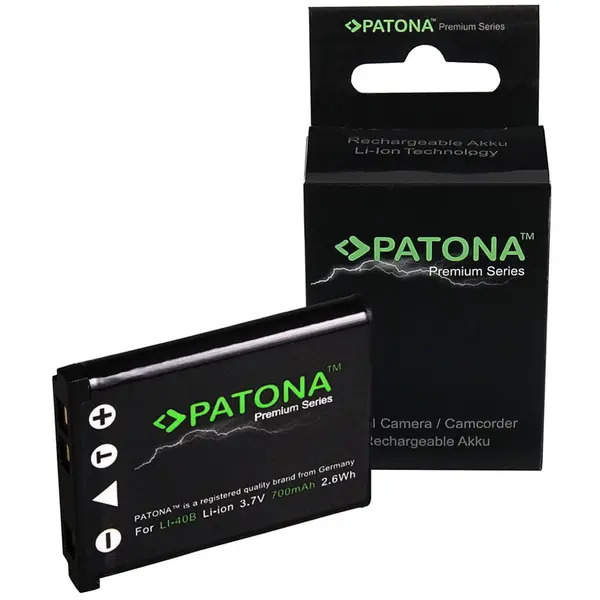 Patona Acumulator /Baterie PATONA Premium pentru Olympus Li40B Olympus mju 700 720SW 725SW 730- 1164