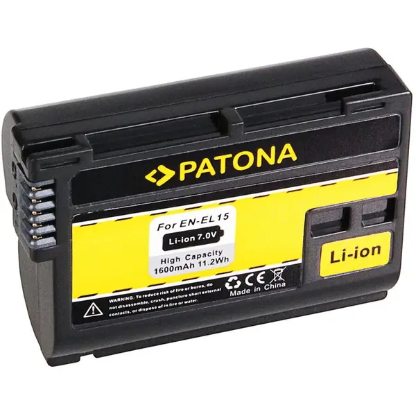 Patona Acumulator Patona EN-EL15 1600mAh compatibil Nikon-1135