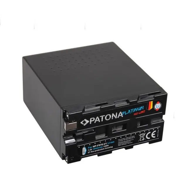 Patona Acumulator Patona Platinum NP-F950 NP-F960 NP-F970 10000mAh replace video SONY-1337