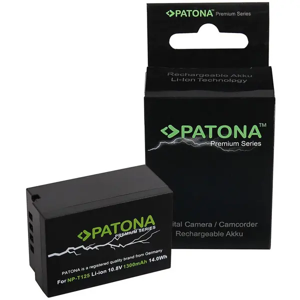 Patona Acumulator Patona Premium pentru Fuji NP-T125 NPT-125, GFX-50S, GFX50S, GFX-100 ,GFX100, Fujifilm -1308