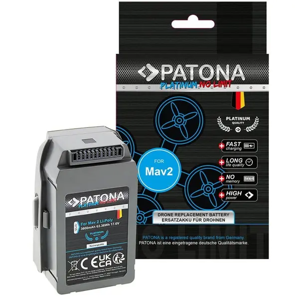 Patona Acumulator replace Patona Platinum pentru DJI Mavic 2, DJI Mavic 2 Pro, DJI Mavic Zoom 2 - 6755
