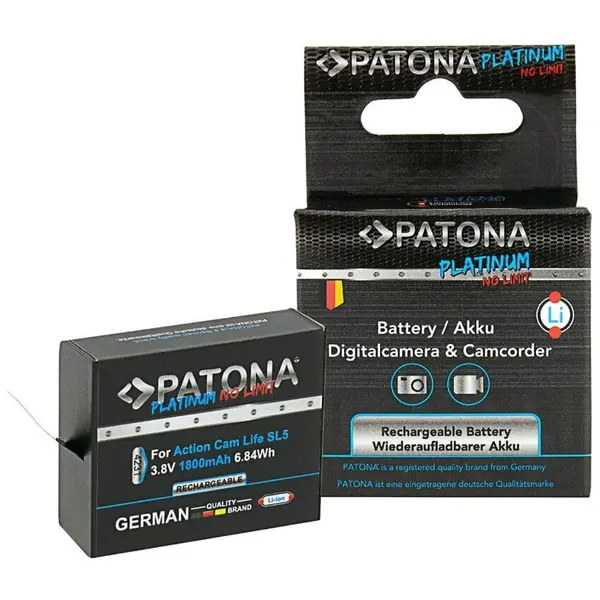 Patona ​Baterie Reincarcabila PATONA Platinum Battery 4231 Pentru PATONA Action Cam Life SL5