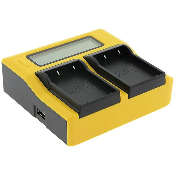 Patona Incarcator Patona Dual LCD USB BLX-1 compatibil Olympus OM-1-7714