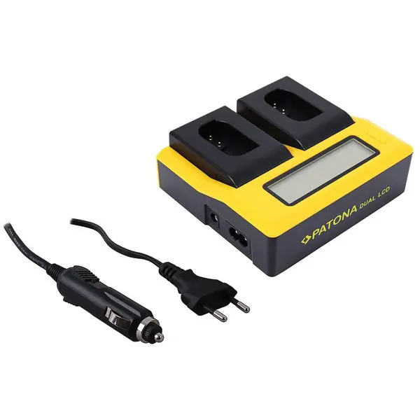 Patona Incarcator Patona Dual LCD USB DMW-BLK22 compatibil Panasonic DC-S5, GH5II -7697