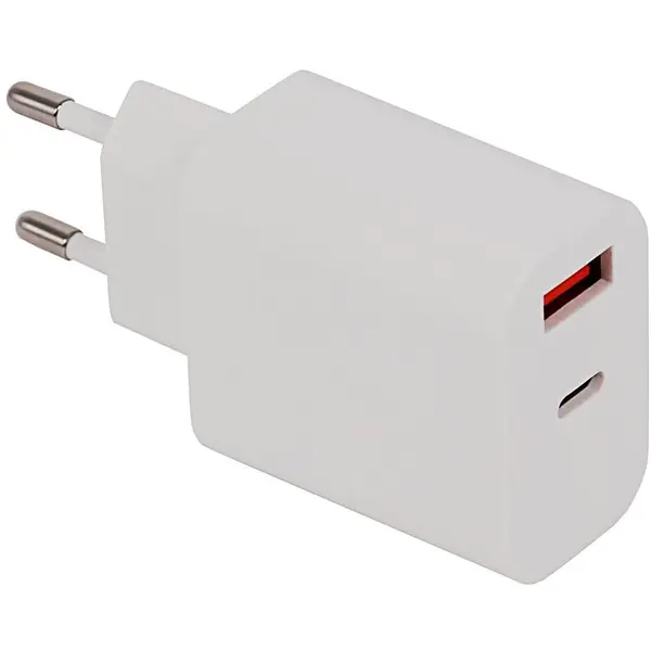 Patona Incarcator Patona Fast Charger 18W PD QC 3.0 1x USB-C 1x USB-A 5V 3A-2584