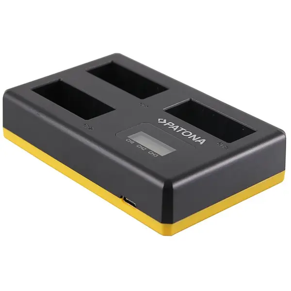 Patona Incarcator Patona USB Triplu LP-E8 cu ecran LCD compatibil Canon EOS 550D -1921