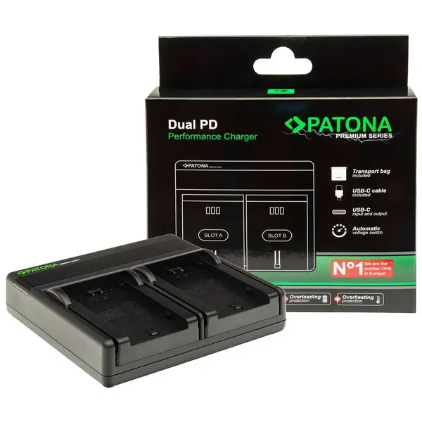 Patona Incarcator Premium Patona Dual PD cu USB compatibil Nikon EN-EL14- 121622