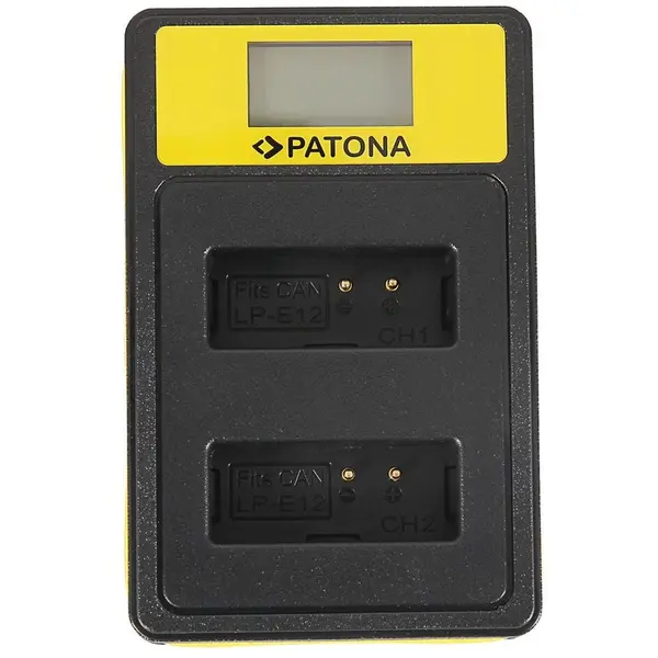 Patona Incarcator Smart Patona USB Dual LCD LP-E12 compatibil Canon EOS M - 141652