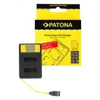 Patona Incarcator USB Smart Dual LCD PATONA Pentru Canon NB-13L PowerShot G5 X G5X G7 X G7 X Mark II G7X G9 X G9X-141671