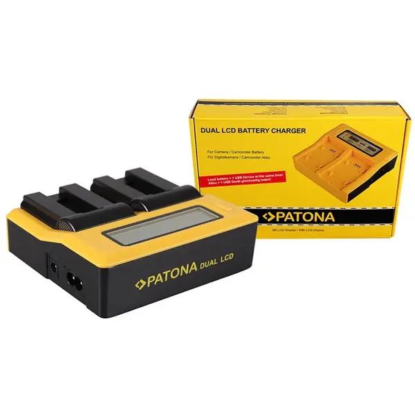 Patona Patona Dual LCD USB incarcator pentru Canon NB-9L Digital IXUS 1000 1000HS 1100HS 500 HS 510HS NB-9L