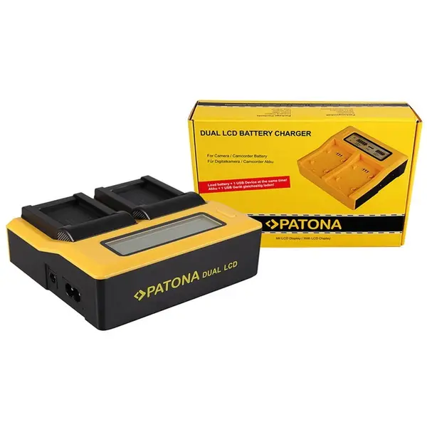 Patona Patona Dual LCD USB incarcator pentru Canon NB10L NB-10L