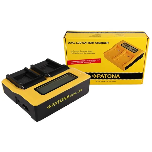 Patona Patona Dual LCD USB incarcator pentru Casio Nikon EN-EL11 TR350 TR-350 Nikon EN-EL11 Nikon EN-EL11