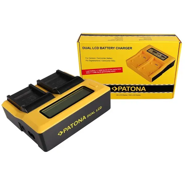 Patona Patona Dual LCD USB incarcator pentru Sony NP-BN1 Cybershot DSCT99 DSC-T99 DSCTX5 DSC-TX5 DSCTX7