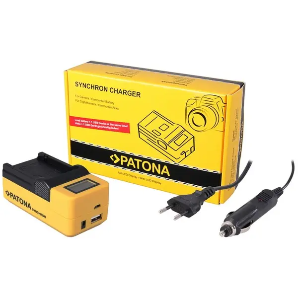 Patona Patona incarcator USB pentru Fujifilm NP85 NP-85 with LCD
