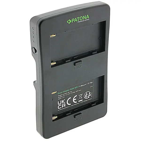 Patona PATONA Premium V-Mount pentru 2x baterii Sony NP-F la conector V-Mount -1716