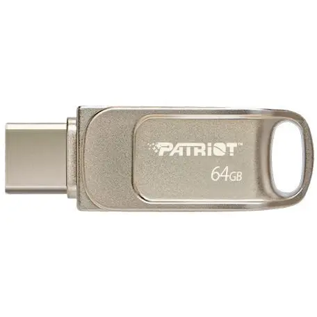 Patriot Memorie USB Patriot TAB T560, 64 GB, USB 3.2/USB-A + USB-C, Argintiu