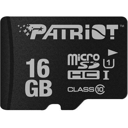 Patriot Memory Card microSDHC Patriot LX 16GB, Class 10, UHS-I U1