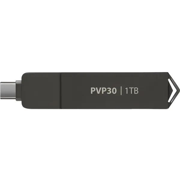 Patriot SSD Extern Patriot PVP30, Capacitate 1TB, Viteza de citire/scriere 1000/1000 MBps, USB-A, USB-C, Negru